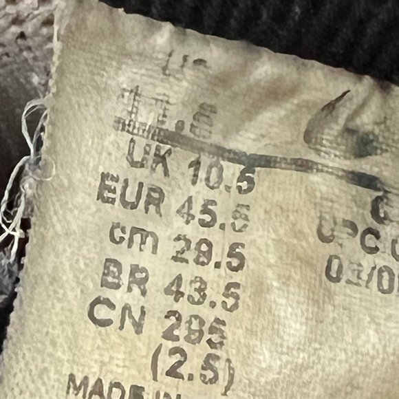 Nike Air Force 1 Low Script Swoosh Sneakers Men's Size 11.5 - Picture 11 of 13